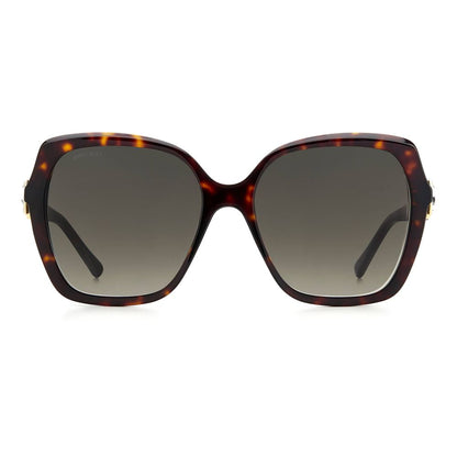 Jimmy Choo Brown Acetate Sunglasses