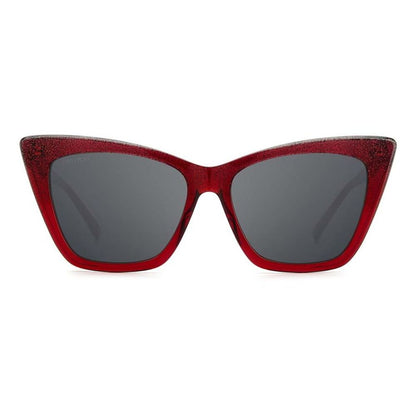 Jimmy Choo Red Acetate Sunglasses