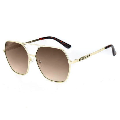 Guess Gold Metal Sunglasses