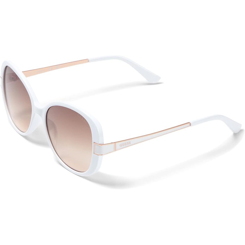 Guess White Resin Sunglasses