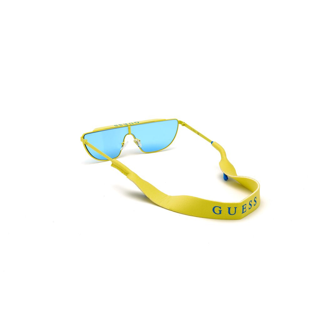 Guess Yellow Metal Sunglasses