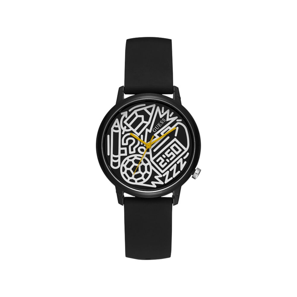 Guess Black Silicone Watch