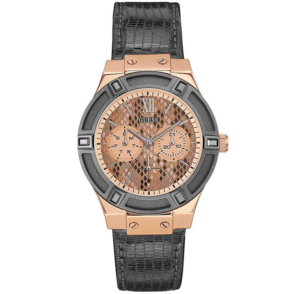 Guess Gray Leather Watch