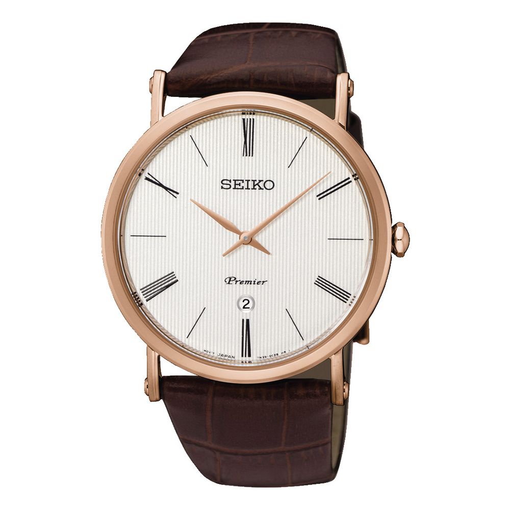 Seiko Brown Leather Watch