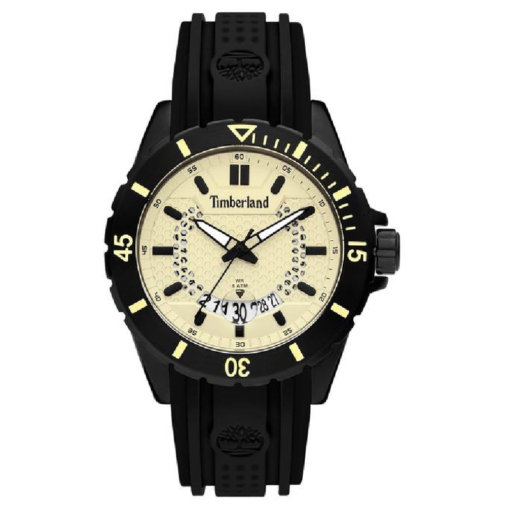 Timberland Black Silicone Watch