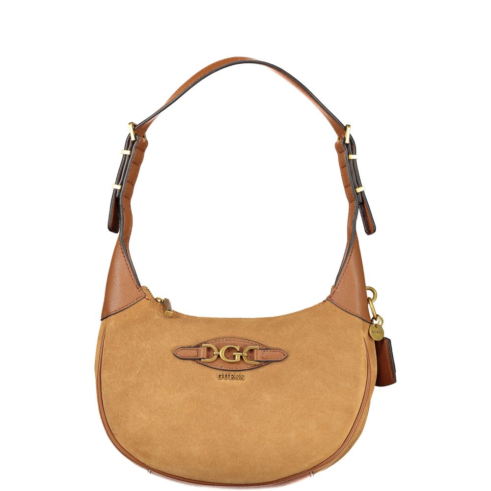 Guess Jeans Brown Polyethylene Handbag