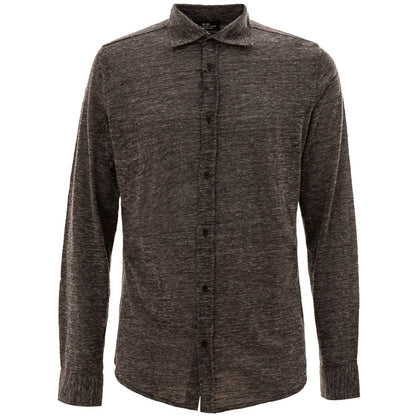 Corneliani Gray Wool Shirt