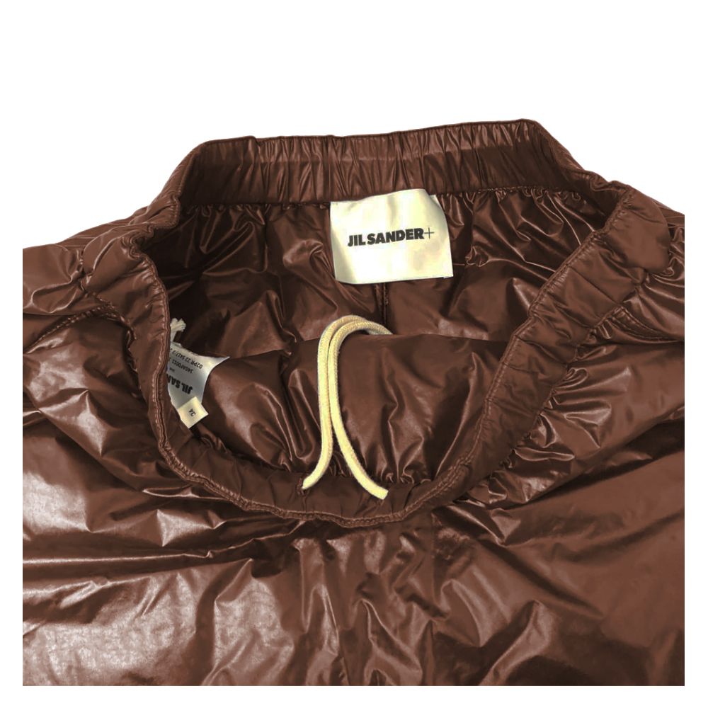 Jil Sander Brown Nylon Skirt