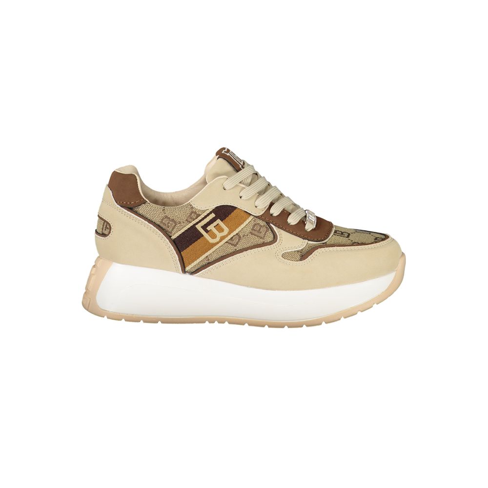 Laura Biagiotti Beige Polyester Sneaker