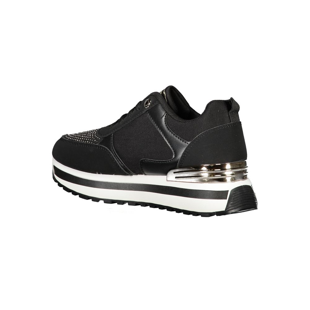 Laura Biagiotti Black Polyester Sneaker