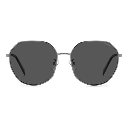 Polaroid Gray Metal Sunglasses