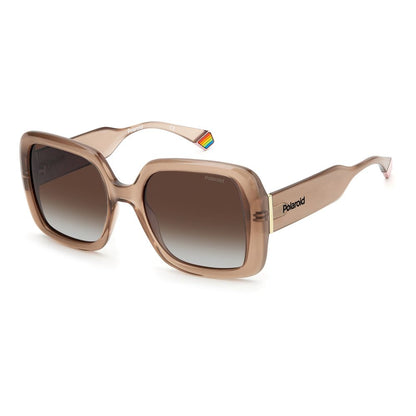 Polaroid Beige Resin Sunglasses