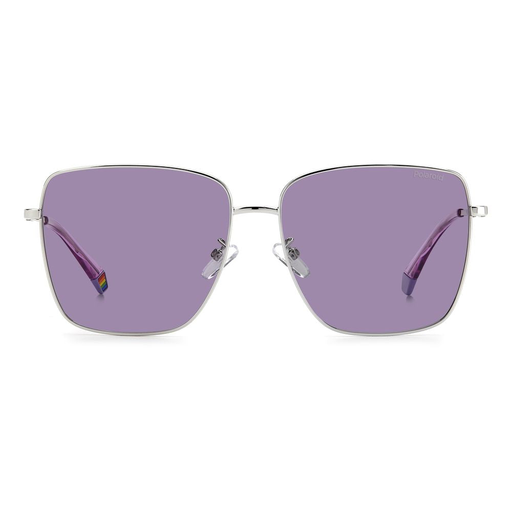 Polaroid Gray Metal Sunglasses