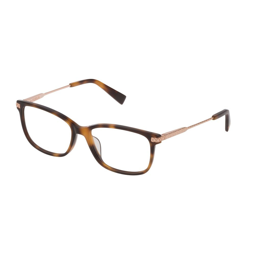 Furla Brown Plastic Frames