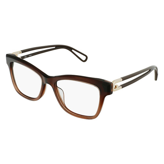 Furla Brown Plastic Frames