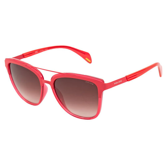 Police Orange Metal Sunglasses