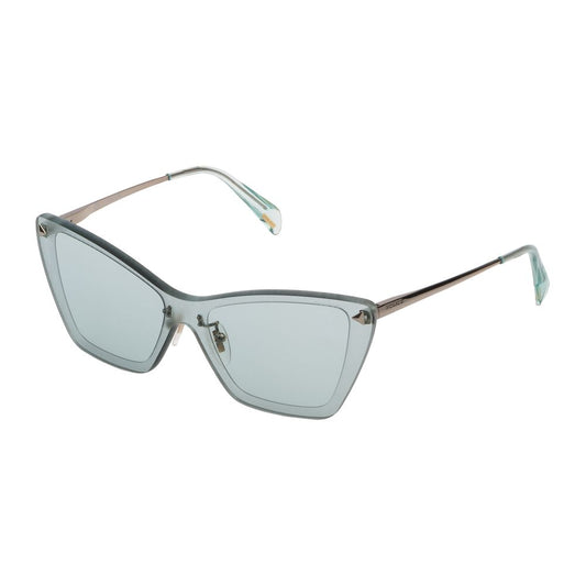 Police Beige Metal Sunglasses