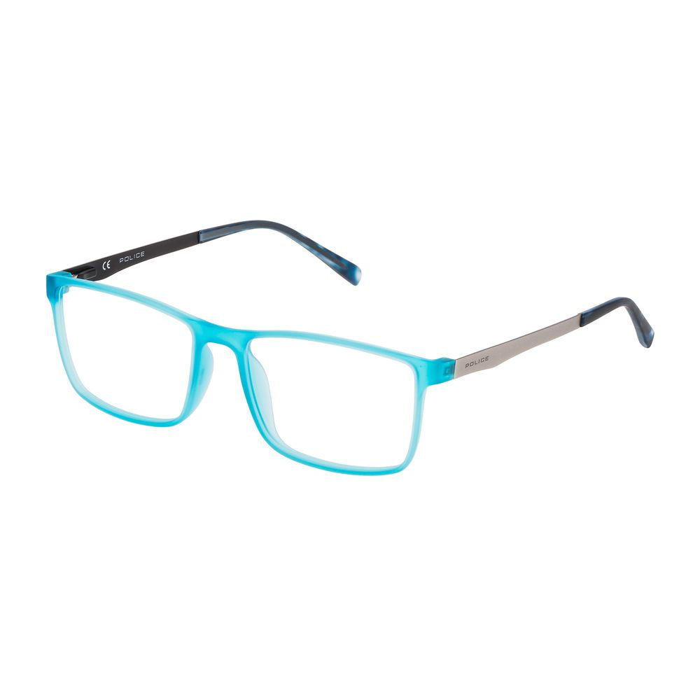 Police Blue Plastic Frames