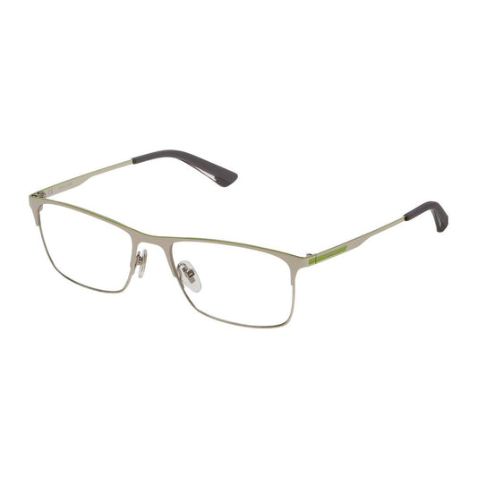 Police Gray Metal Frames