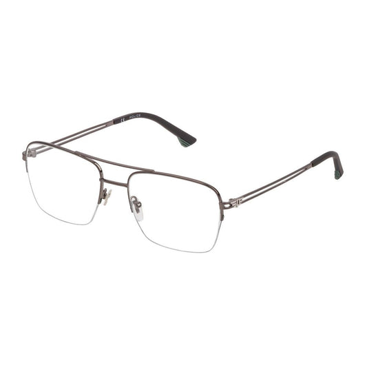 Police Gray Metal Frames