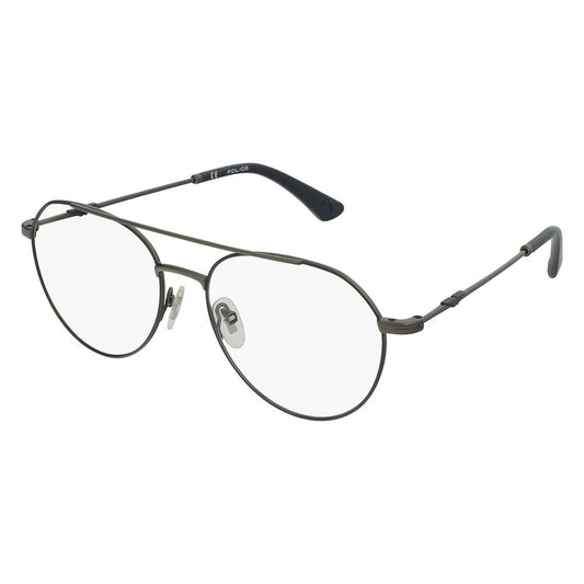 Police Gray Metal Frames