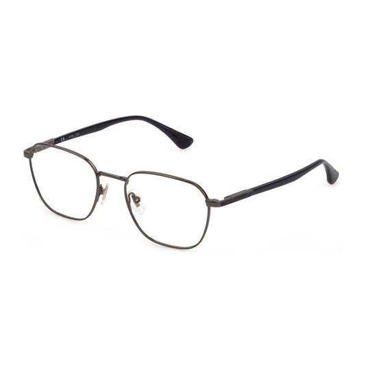 Police Gray Metal Frames