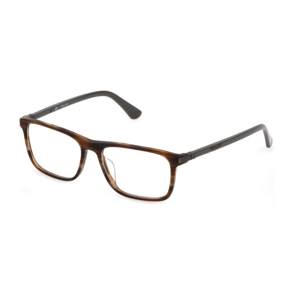 Police Brown Plastic Frames