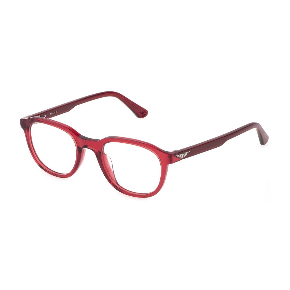 Police Red Plastic Frames