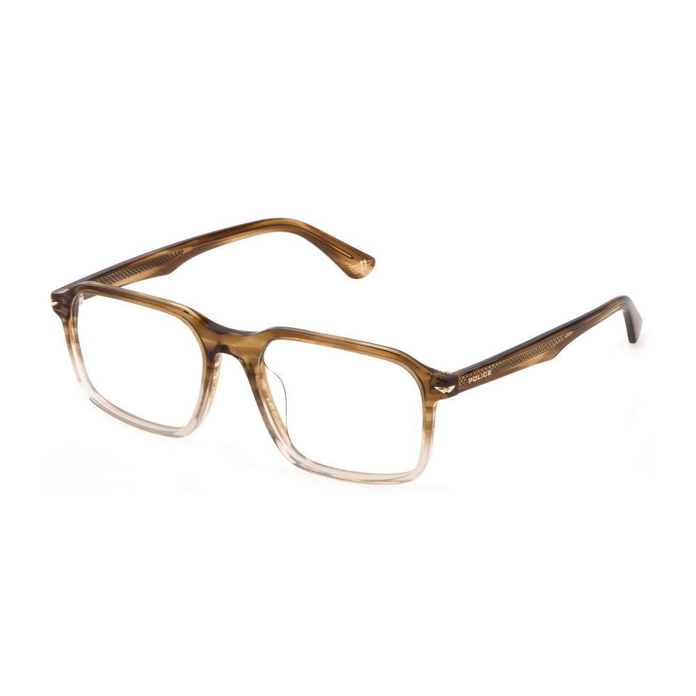 Police Brown Plastic Frames