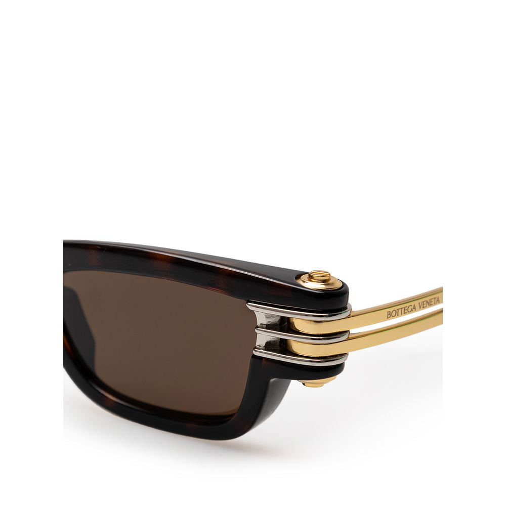 Bottega Veneta Brown Acetate Sunglasses