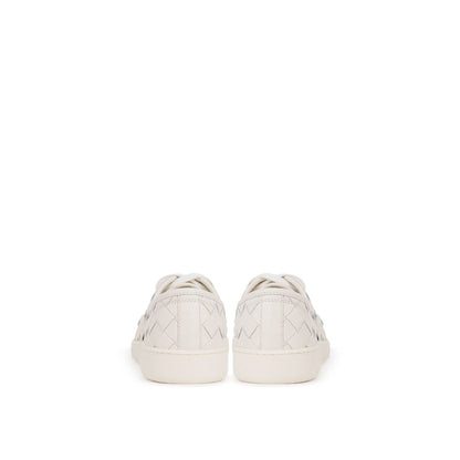 Bottega Veneta White Leather Sneaker