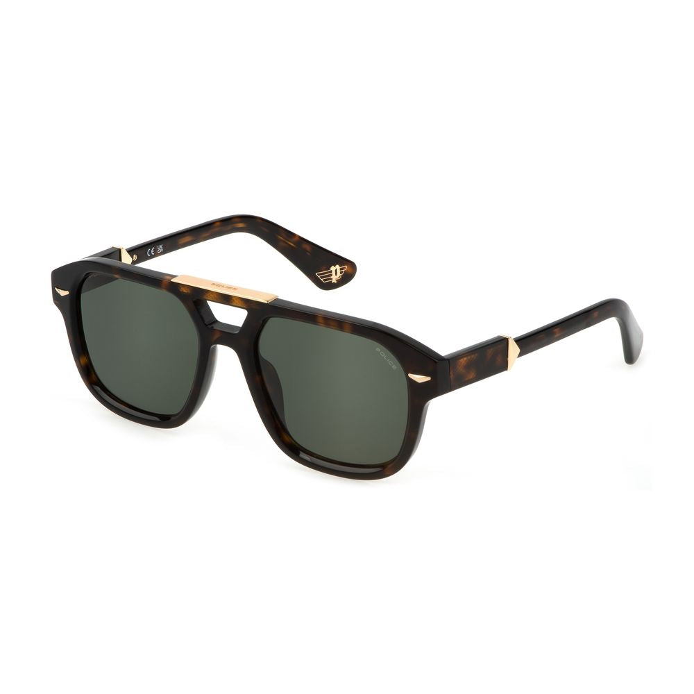 Police Brown Acetate Sunglasses