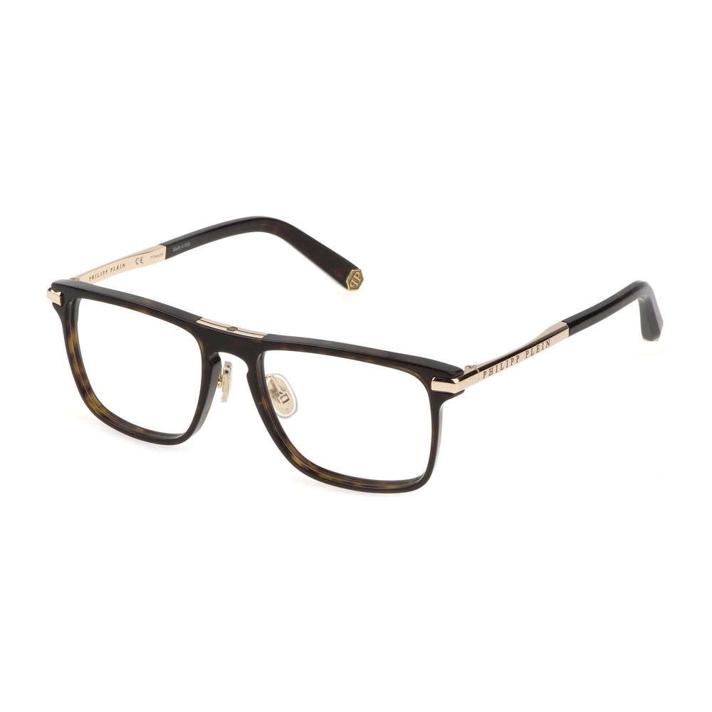 Philipp Plein Brown Acetate Frames