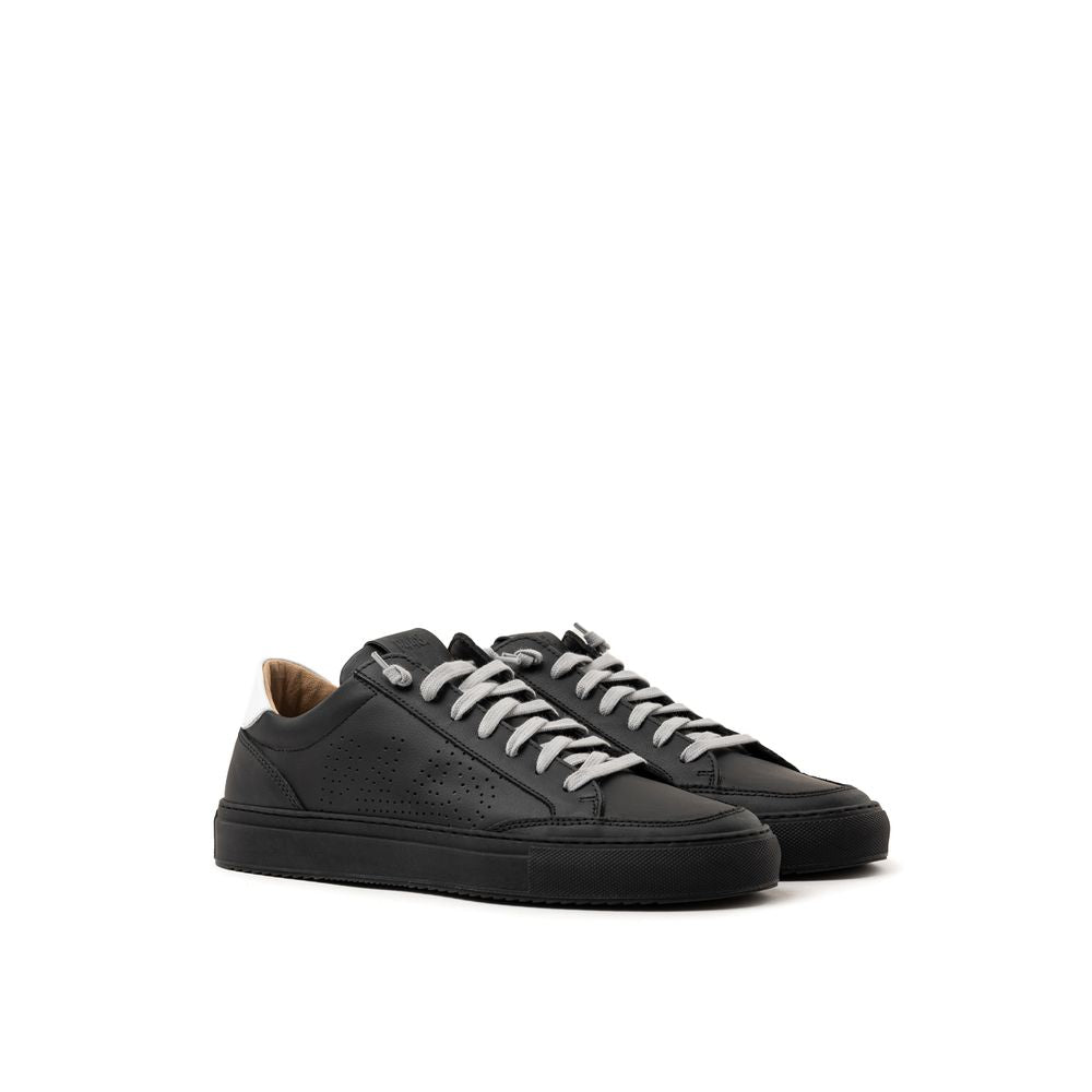 P448 Black Leather Sneaker