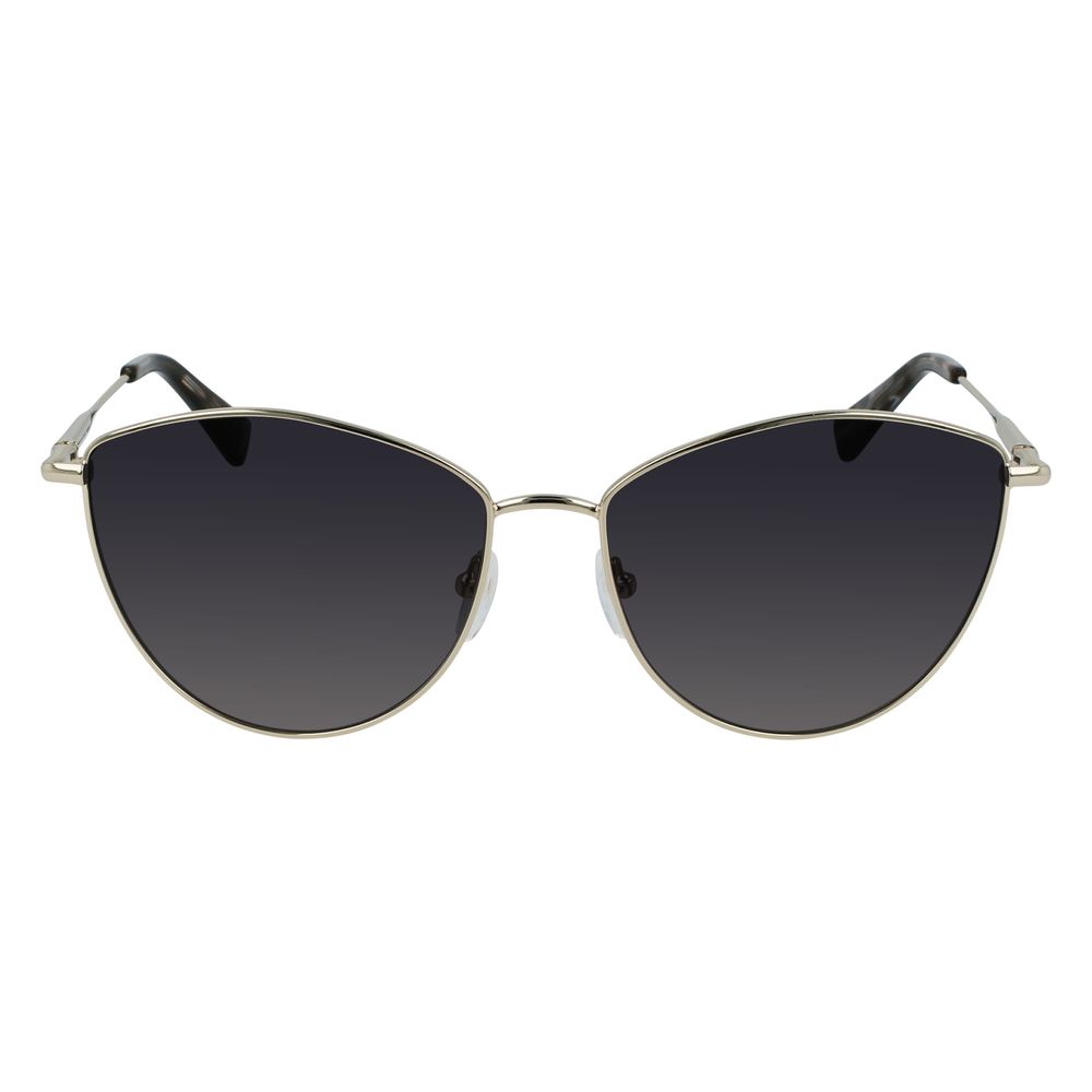 Longchamp Gold Metal Sunglasses