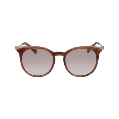 Longchamp Brown Acetate Sunglasses