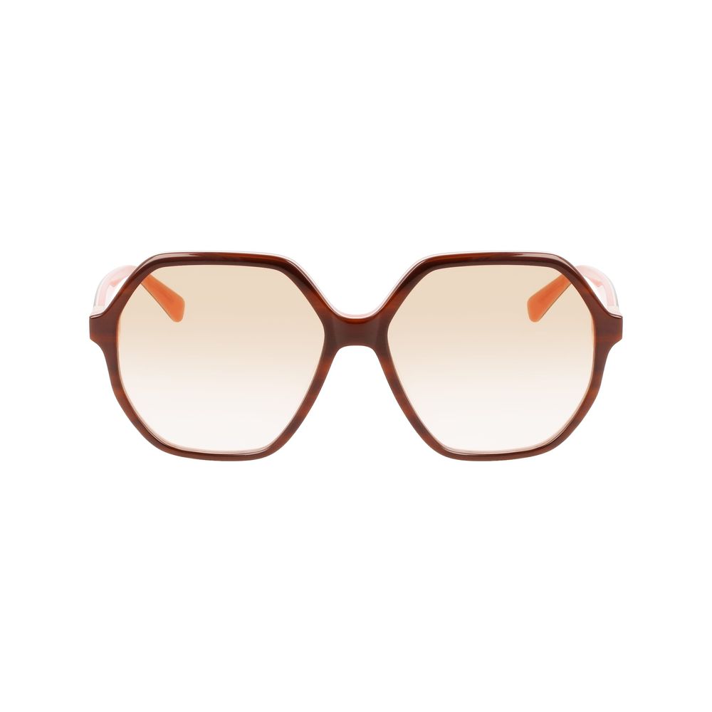 Longchamp Brown Acetate Sunglasses