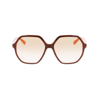 Longchamp Brown Acetate Sunglasses