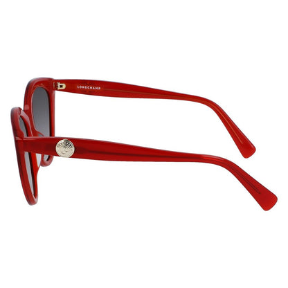 Longchamp Red Acetate Sunglasses