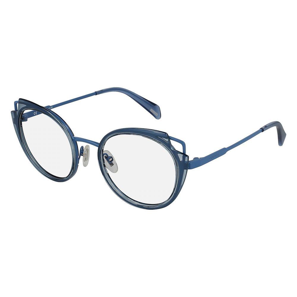 Police Blue Metal Frames