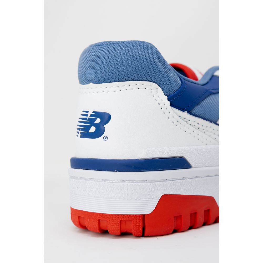 New Balance Blue Synthetic Leather Sneaker