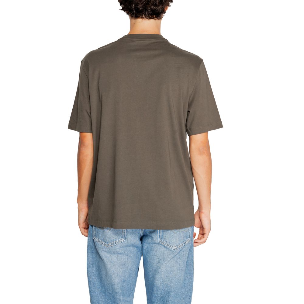 Armani Exchange Green Cotton T-Shirt