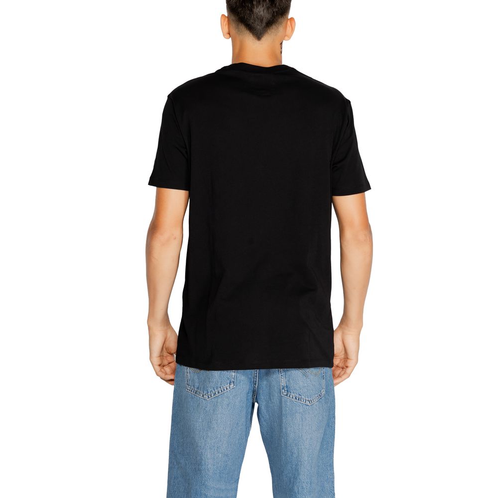 Armani Exchange Black Cotton T-Shirt