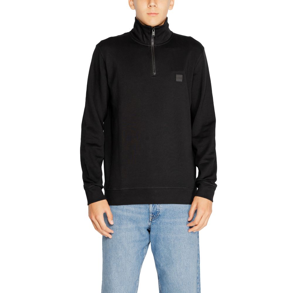 Hugo Boss Black Cotton Sweater