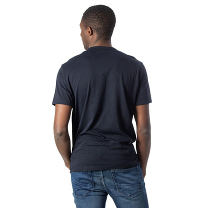 Armani Exchange Blue Cotton T-Shirt