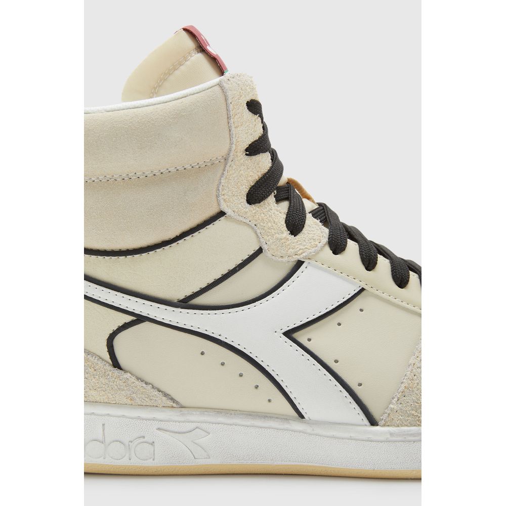 Diadora Cream Leather Sneaker