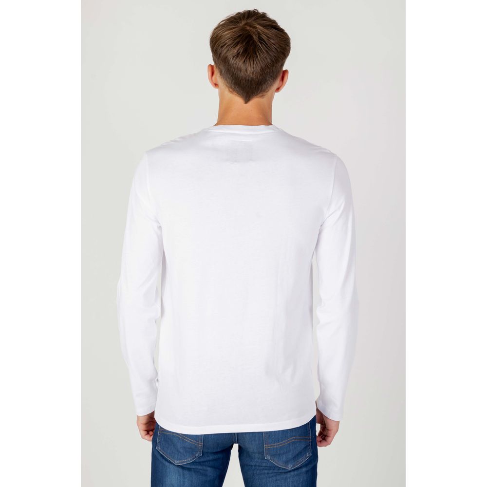 Armani Exchange White Cotton T-Shirt