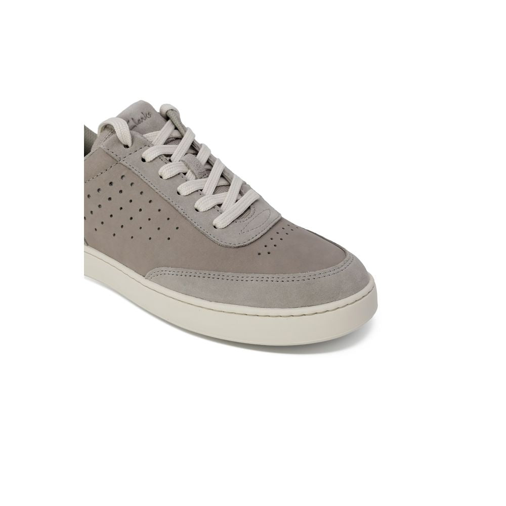 Clarks Gray Suede Sneaker