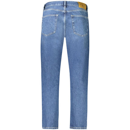 Calvin Klein Blue Cotton Jeans & Pant