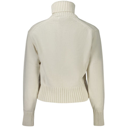 Calvin Klein White Cotton Sweater